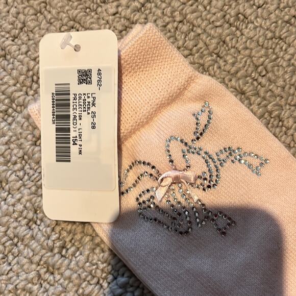 La Perla pink jeweled socks - Picture 2 of 3